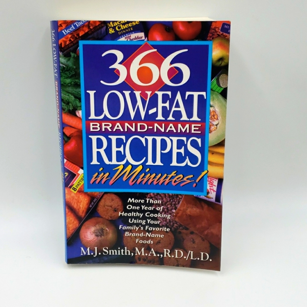 3/$12 366 Low-Fat Brand-Name Recipes in Minutes Paperbook Book